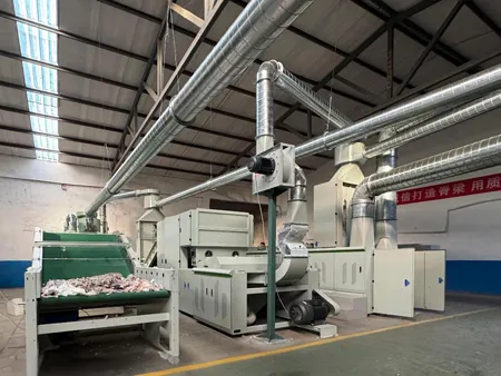 Dây Chuyền Tái Chế Vải Phế Liệu