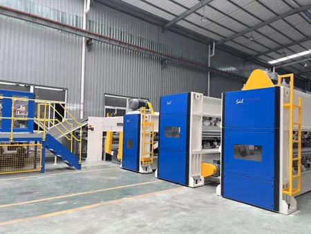 Dây chuyền sản xuất nỉ sợi thủy tinh cho công ty Đức